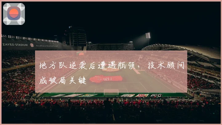 地方队逆袭后遭遇瓶颈，技术顾问成破局关键